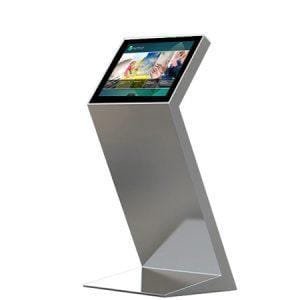 STRK Kiosco Táctil Elegante en Acero Inoxidable o Mate